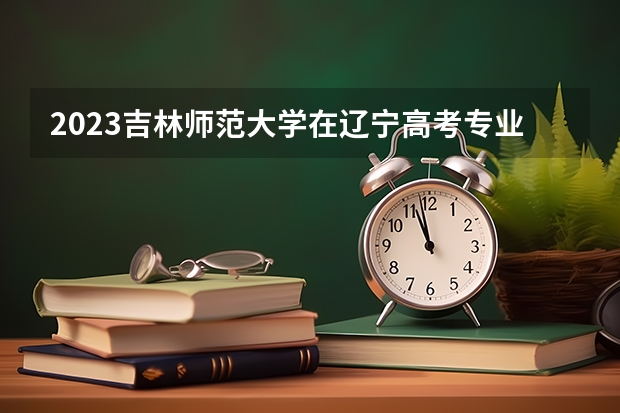 2023吉林师范大学在辽宁高考专业招生计划人数