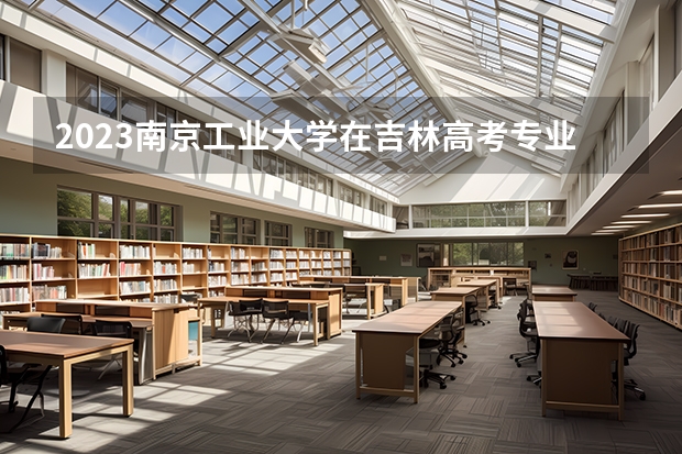2023南京工业大学在吉林高考专业招生计划人数