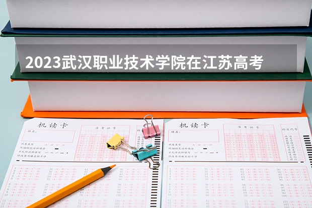 2023武汉职业技术学院在江苏高考专业招生计划人数