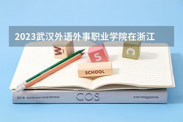 2023武汉外语外事职业学院在浙江高考专业招生计划人数