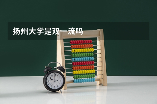 扬州大学是双一流吗