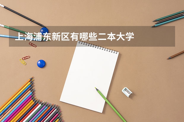 上海浦东新区有哪些二本大学