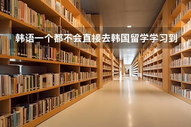 韩语一个都不会直接去韩国留学学习到4级就可以去韩国本科大学了吗?去学习语言是在本科大学还是语言学校?