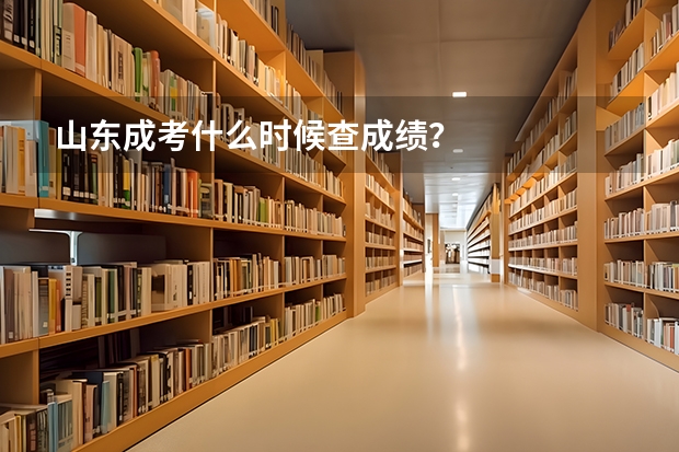 山东成考什么时候查成绩？