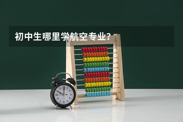 初中生哪里学航空专业？