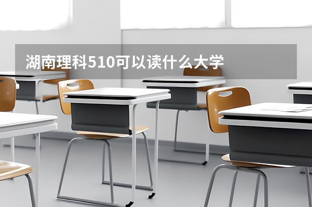 湖南理科510可以读什么大学