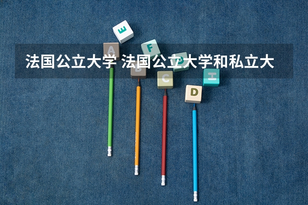 法国公立大学 法国公立大学和私立大学比较