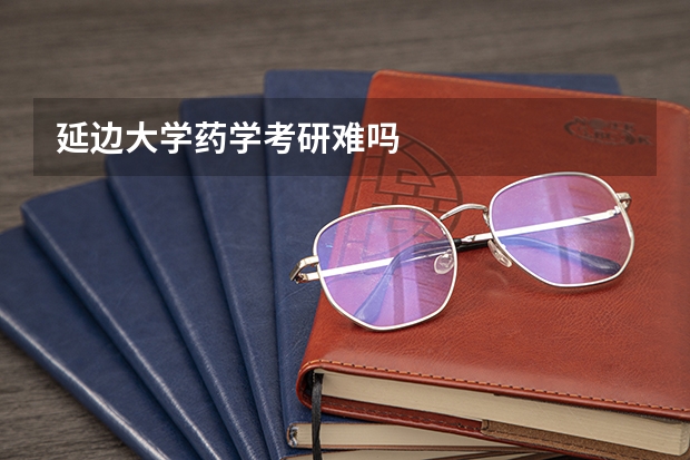 延边大学药学考研难吗