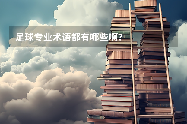 足球专业术语都有哪些啊?