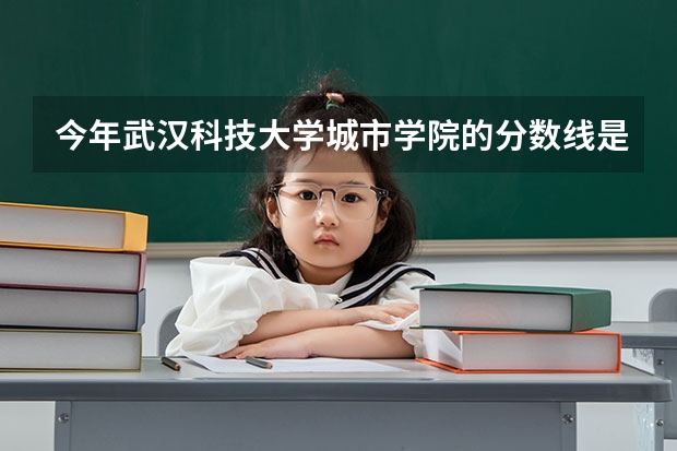 今年武汉科技大学城市学院的分数线是多少？