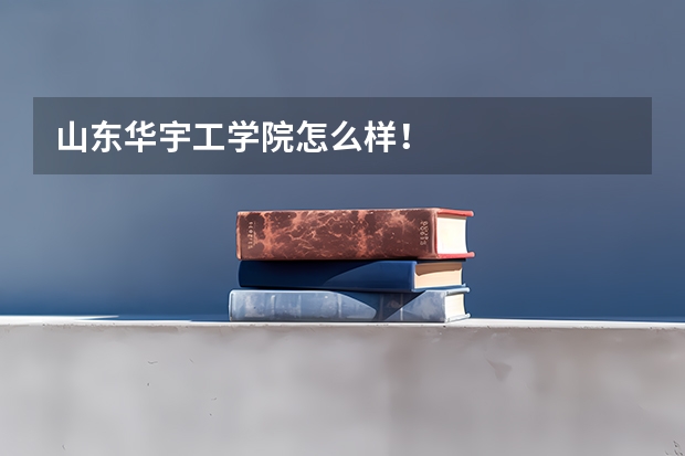 山东华宇工学院怎么样！