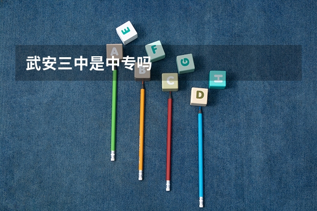 武安三中是中专吗