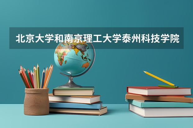 北京大学和南京理工大学泰州科技学院哪个好