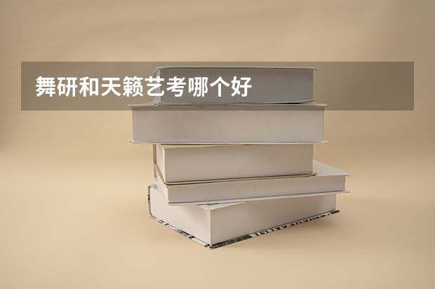 舞研和天籁艺考哪个好