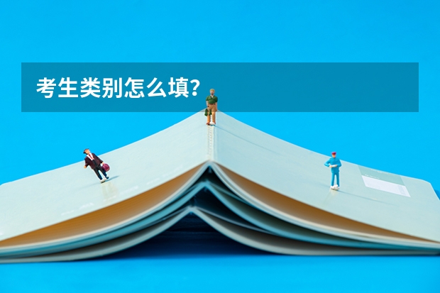 考生类别怎么填？