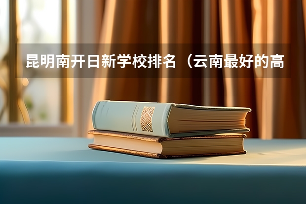 昆明南开日新学校排名（云南最好的高中）