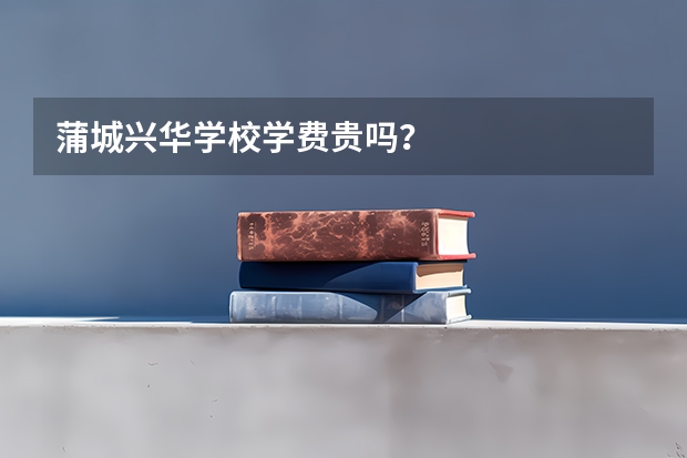 蒲城兴华学校学费贵吗？