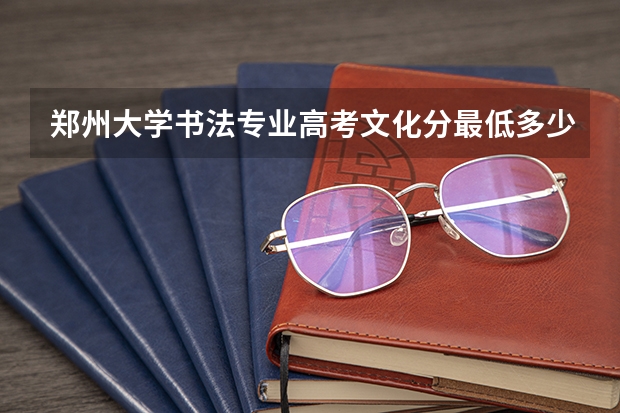 郑州大学书法专业高考文化分最低多少分才可以录取?