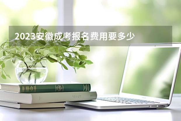 2023安徽成考报名费用要多少