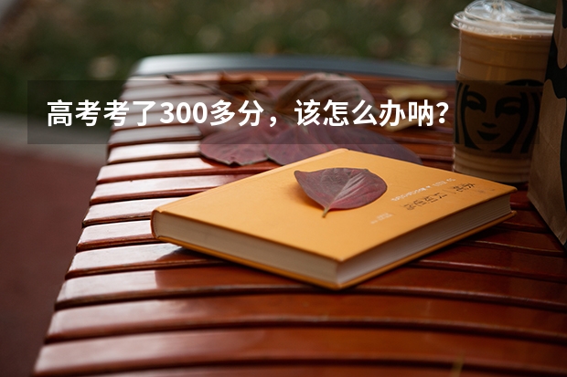 高考考了300多分，该怎么办呐？