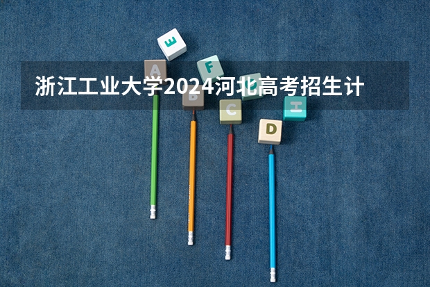 浙江工业大学2024河北高考招生计划详解