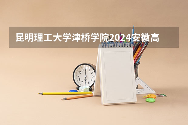 昆明理工大学津桥学院2024安徽高考招生计划详解