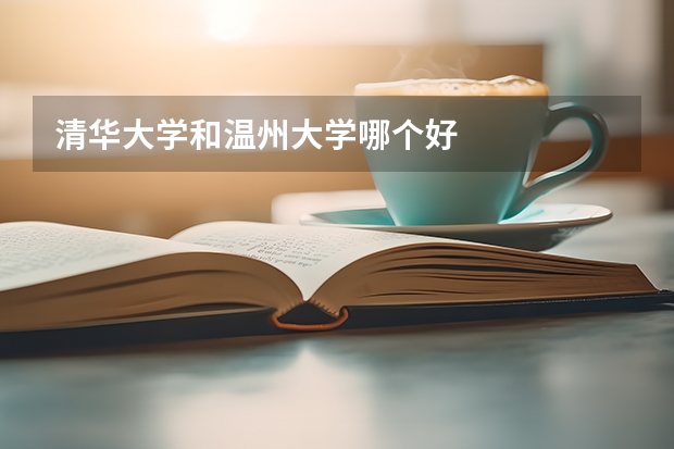 清华大学和温州大学哪个好