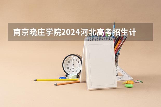南京晓庄学院2024河北高考招生计划详解
