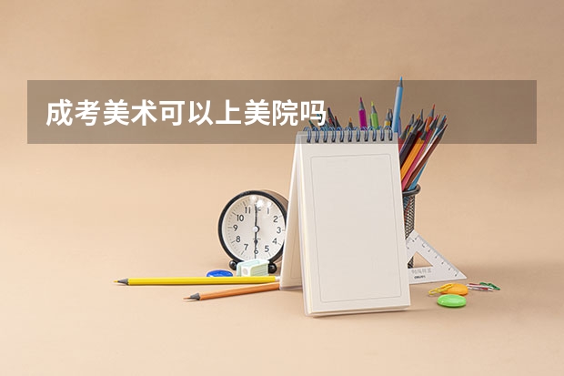 成考美术可以上美院吗