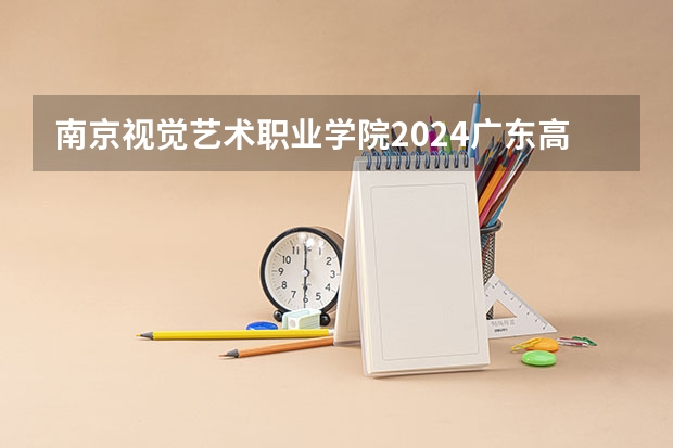 南京视觉艺术职业学院2024广东高考招生计划详解