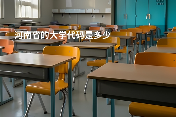 河南省的大学代码是多少