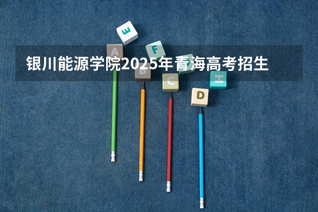 银川能源学院2025年青海高考招生计划预测