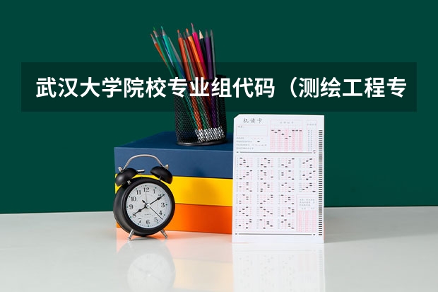 武汉大学院校专业组代码（测绘工程专业代码）
