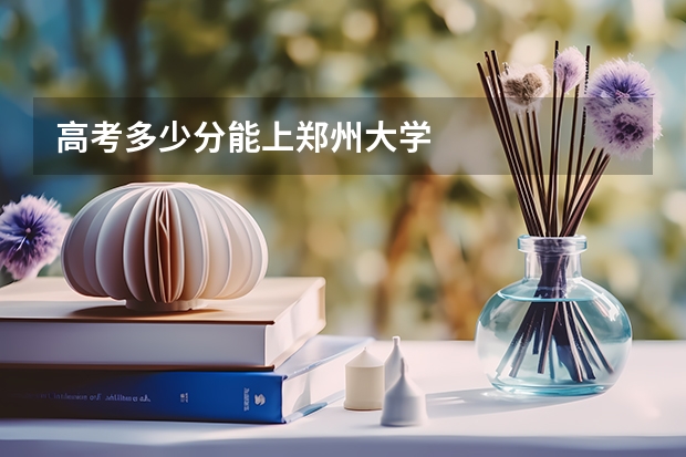 高考多少分能上郑州大学