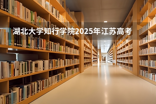 湖北大学知行学院2025年江苏高考招生计划预测