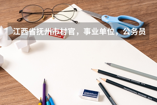 江西省抚州市村官，事业单位，公务员分别在什么时候，要怎么备考呢，请高人指导！