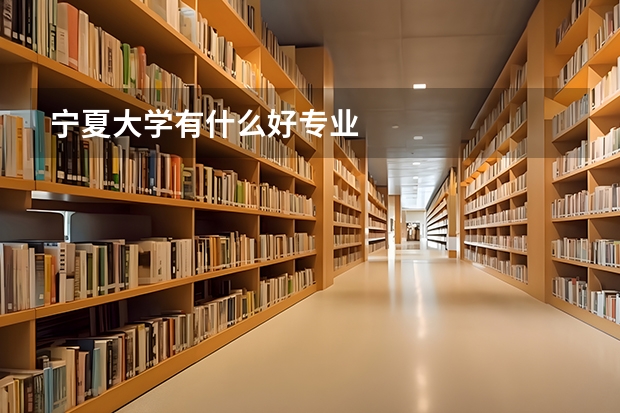 宁夏大学有什么好专业