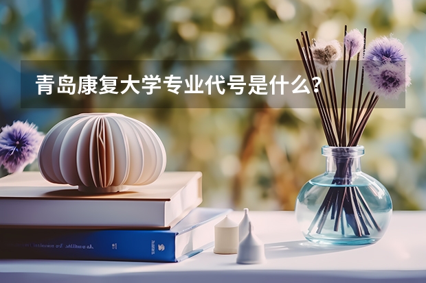 青岛康复大学专业代号是什么？