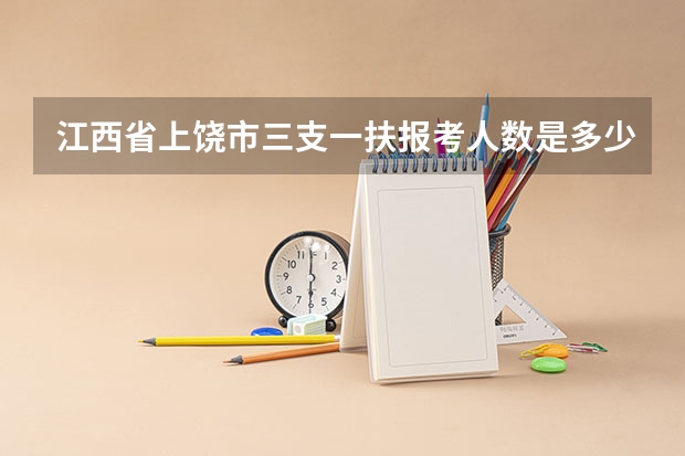 江西省上饶市三支一扶报考人数是多少
