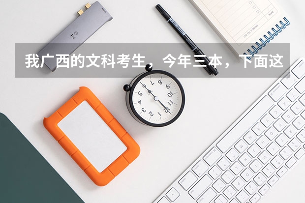 我广西的文科考生,今年三本,下面这些院校能读哪个啊?