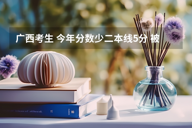 广西考生 今年分数少二本线5分 被广西民族大学预科班录取几率大吗？我是少数民族