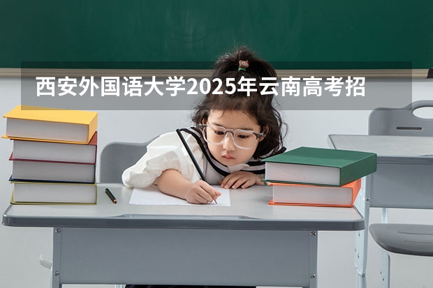 西安外国语大学2025年云南高考招生计划预测