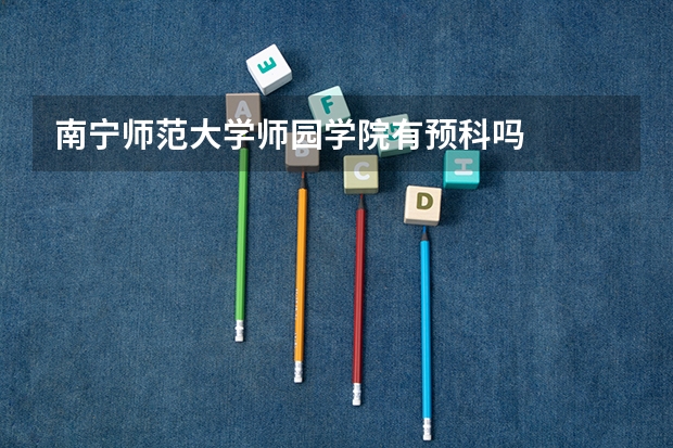 南宁师范大学师园学院有预科吗