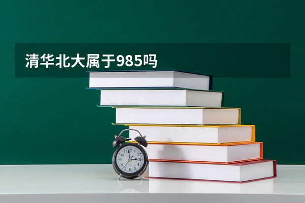 清华北大属于985吗