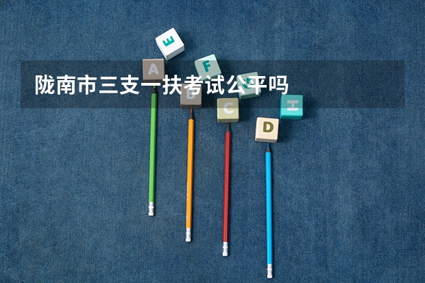 陇南市三支一扶考试公平吗