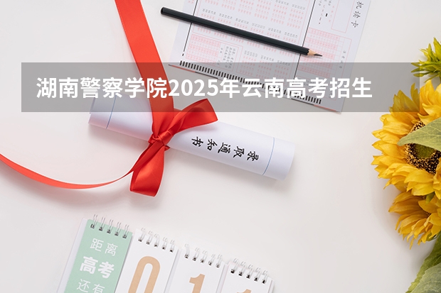 湖南警察学院2025年云南高考招生计划预测