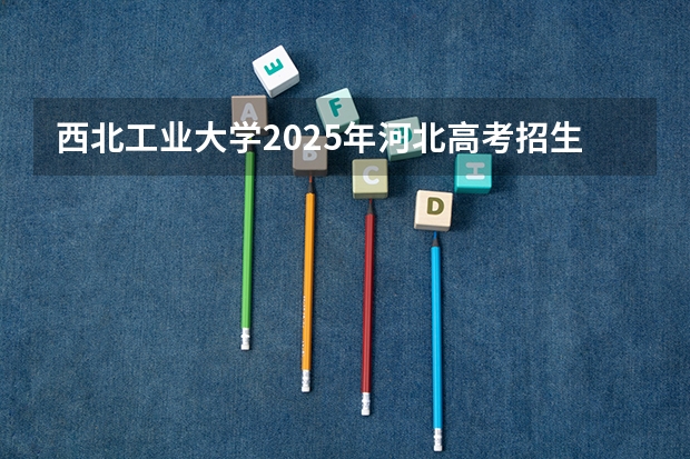 西北工业大学2025年河北高考招生计划预测