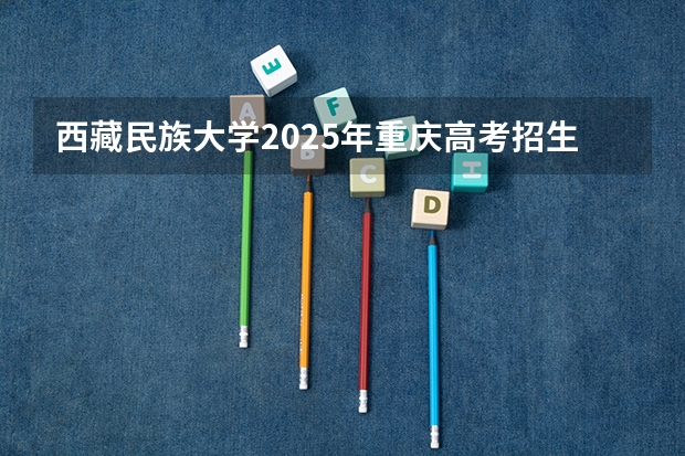 西藏民族大学2025年重庆高考招生计划预测