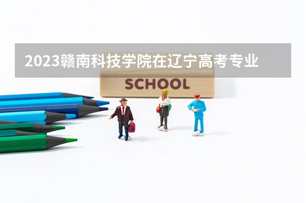 2023赣南科技学院在辽宁高考专业招生计划人数