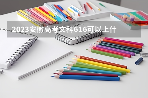 2023安徽高考文科616可以上什么大学